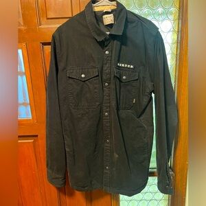 Burton button up coat vintage large